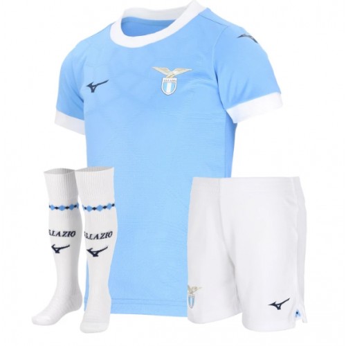 Lazio Hemmadräkt Barn 2025-26 Kortärmad (+ Korta byxor)